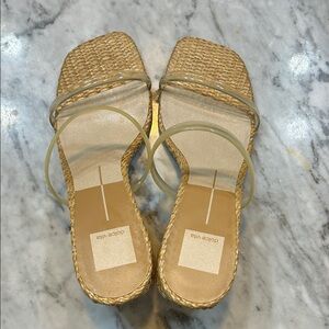 Dolce Vita Beige Woven Sandals